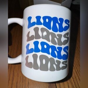 Detroit Lions 11oz Coffee Sublimation Mug